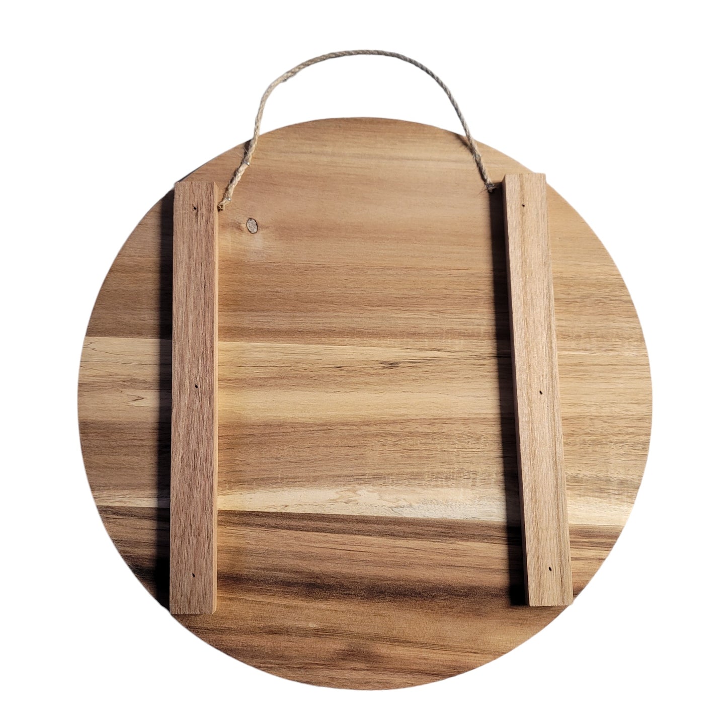 "Home Sweet Home" Round Acacia Wood Sign