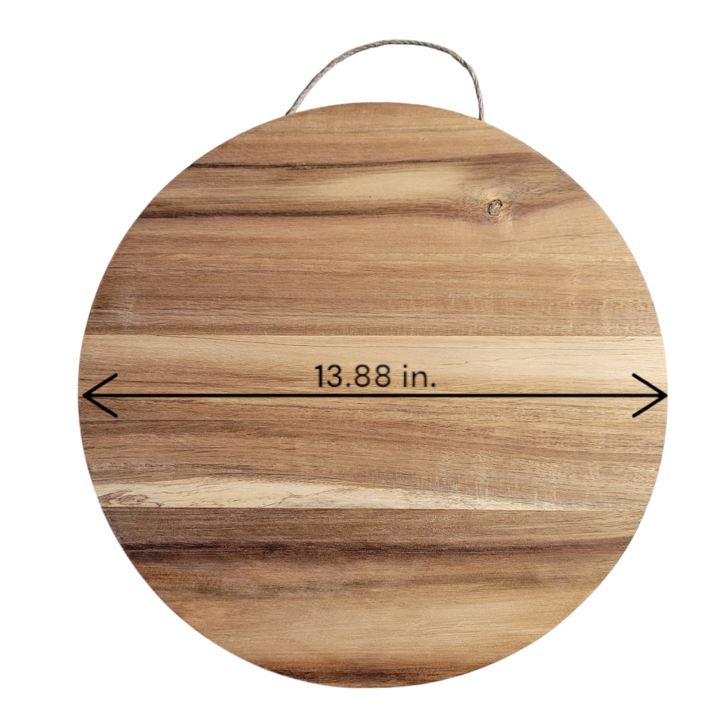 "Home Sweet Home" Round Acacia Wood Sign