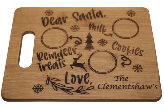 Personalized Santa's Cookie Tray