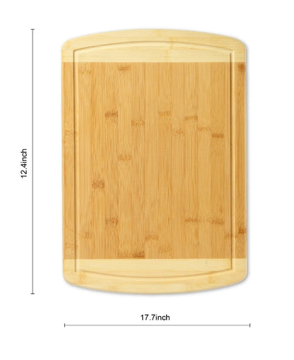 Large Custom Engraved Bamboo Cutting Board