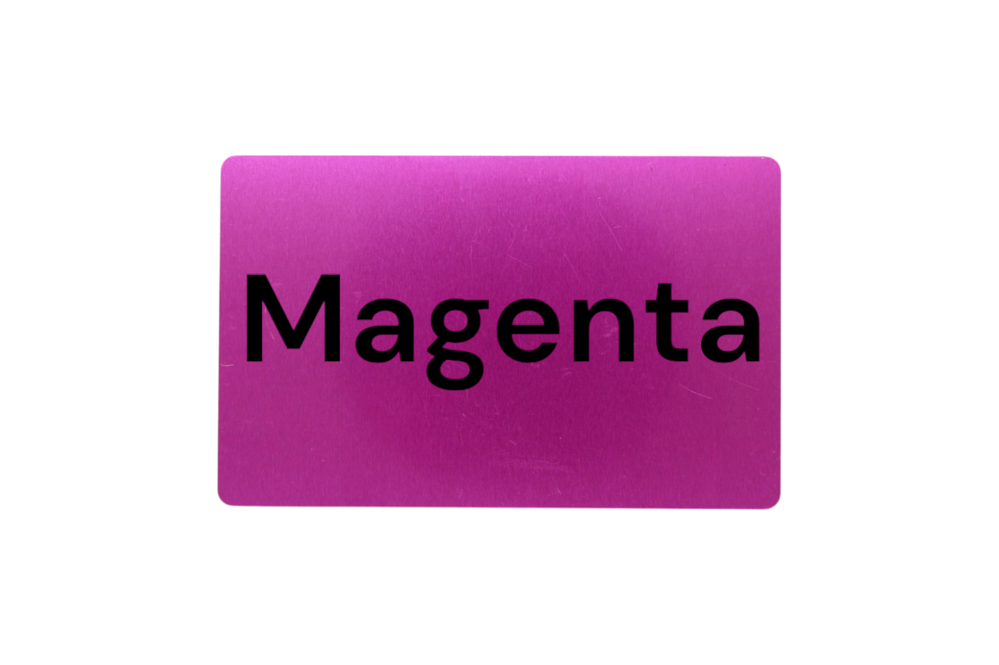 Aluminum Business Cards