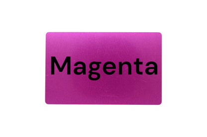 Aluminum Business Cards