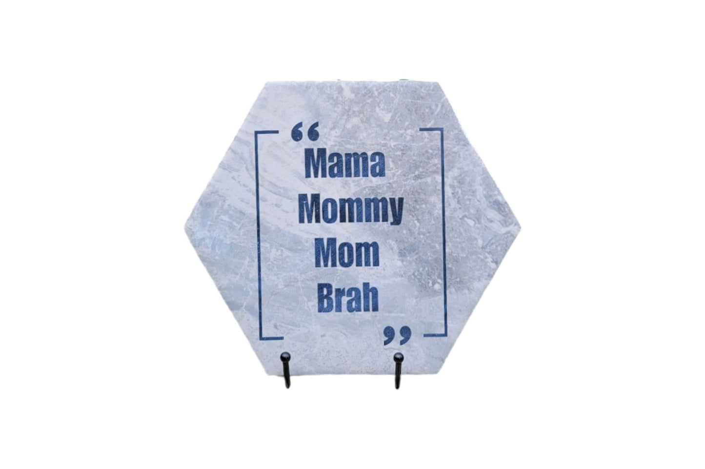 Mama, Mommy, Mom, Brah Ceramic Tile w/ Stand