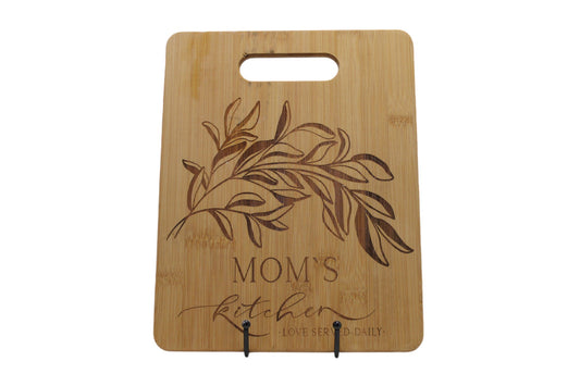 Mom's Kitchen Bamboo Cutting Board