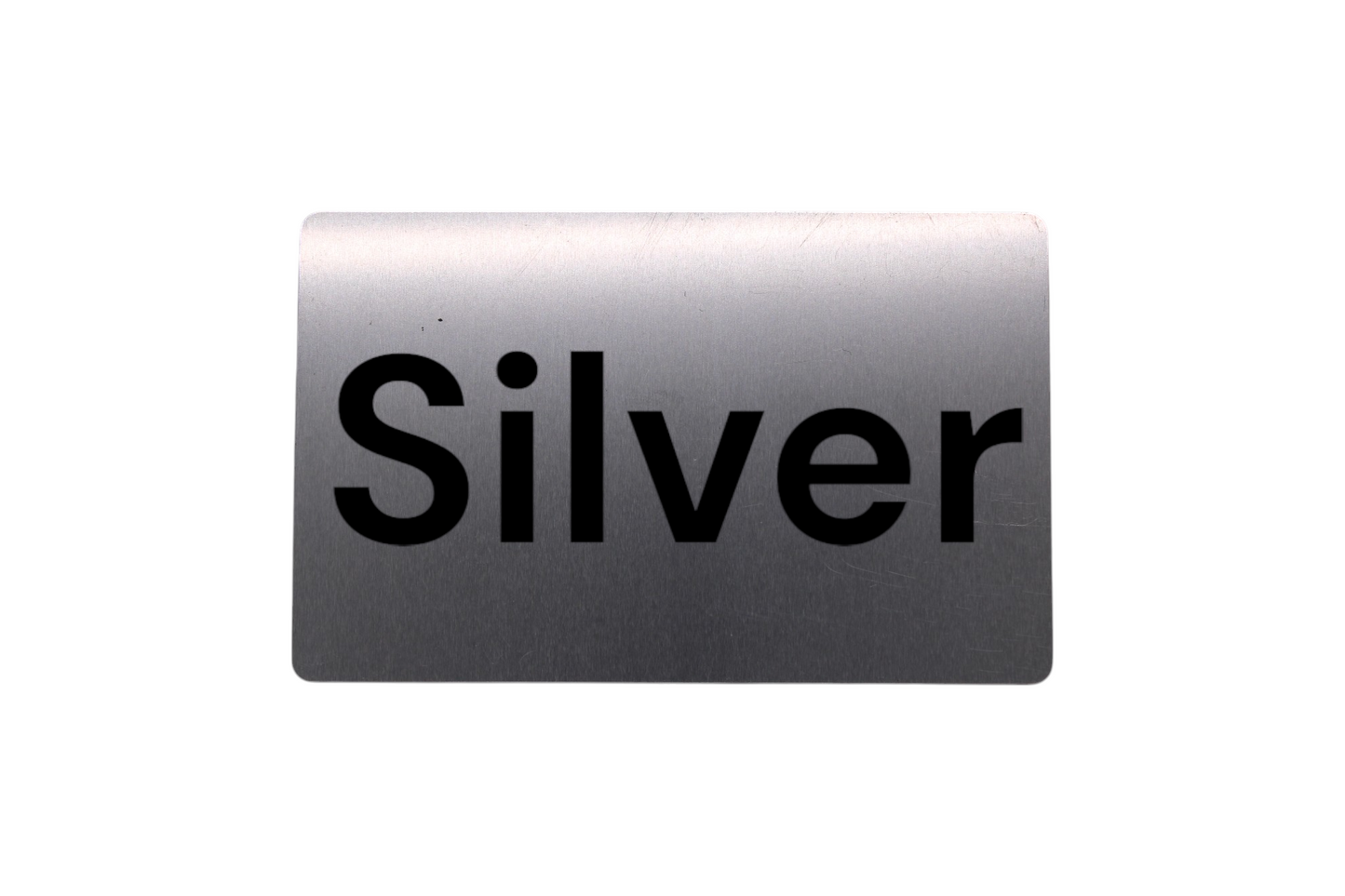 Aluminum Business Cards